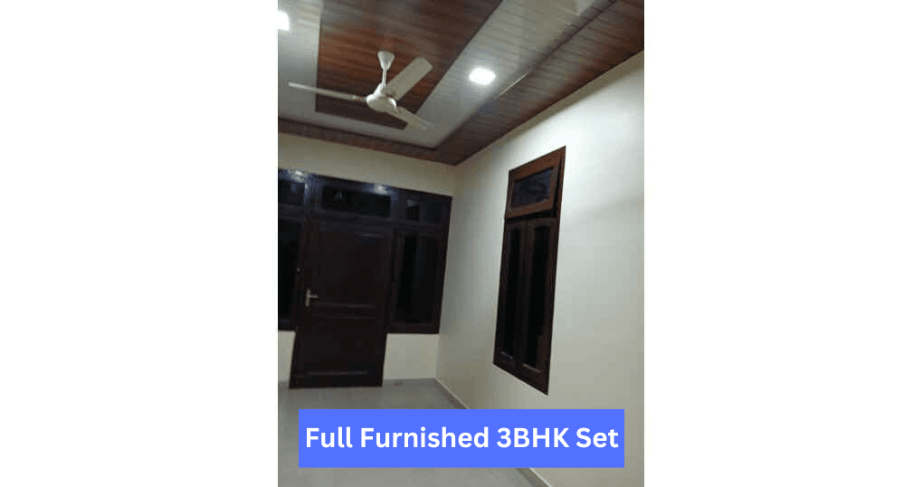 Full Furnished 3BHK Set For Rent Near Tikonia