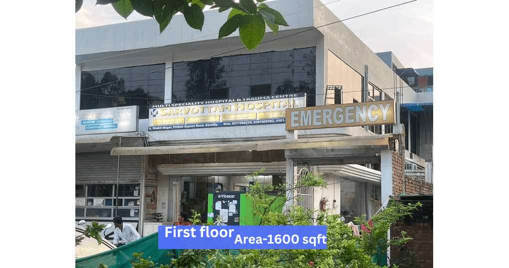 1600 SQFT Hall For Rent Near Pilibhit Bypass
