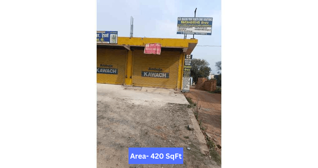 Rent Now 420 SqFt Shop Near Kamaluaganga road, Haldwani