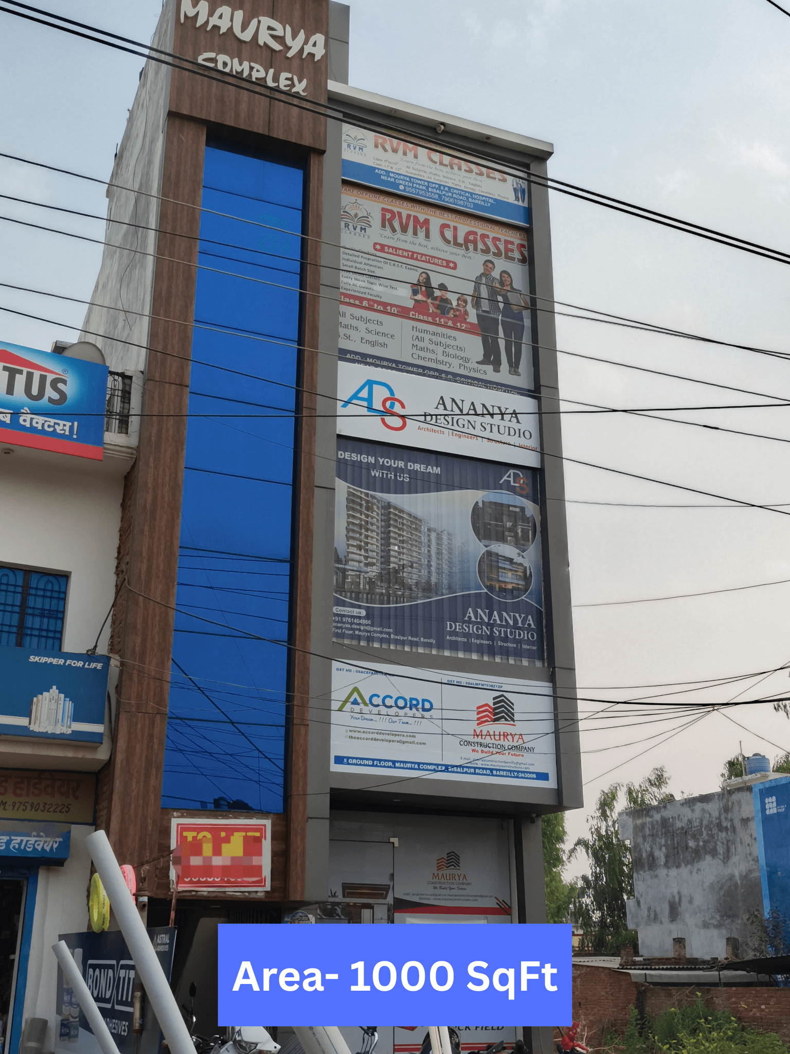 Rent Now 1000 SqFt Furnished Office Near Bisalpur Road, Bareilly